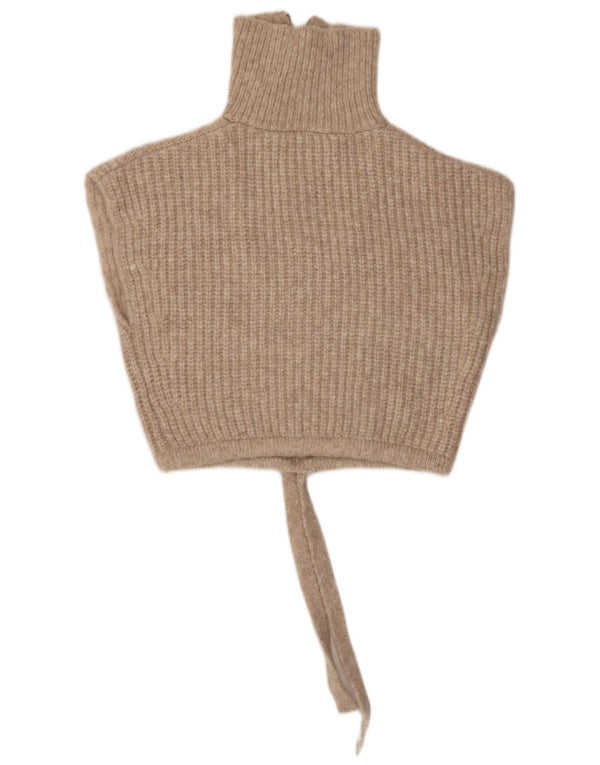Canotta corta da donna Zara UK 14 Beige medio Poliammide