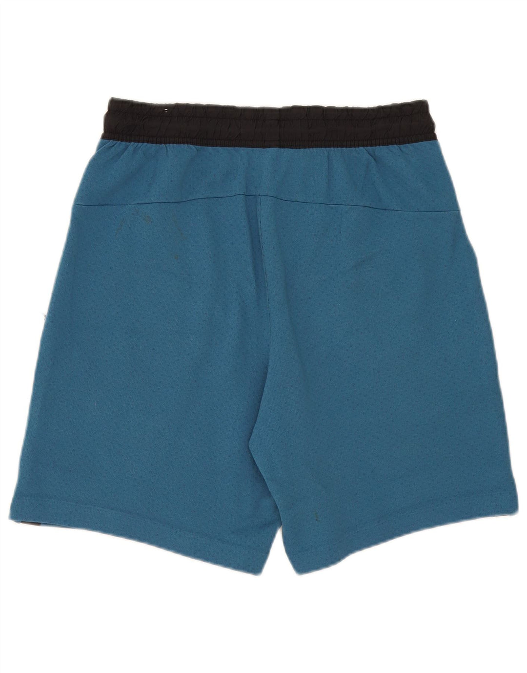 Pantaloncini sportivi Nike da uomo in cotone color block blu medio