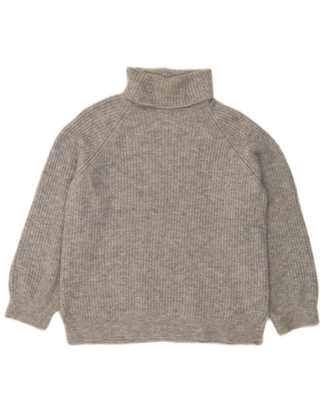 Maglione maglione a collo alto da donna Marks & Spencer UK 14 Acrilico grigio medio