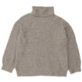 Maglione maglione a collo alto da donna Marks & Spencer UK 14 Acrilico grigio medio