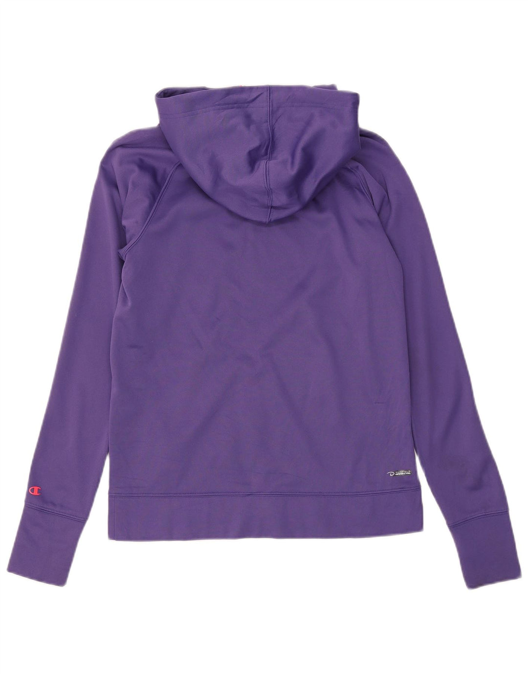 Maglione con cappuccio e zip Champion da donna Performance UK 10 piccolo poliestere viola