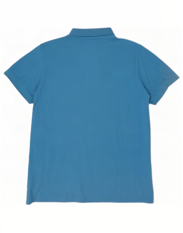 Polo Kappa Uomo Large Blu In Cotone