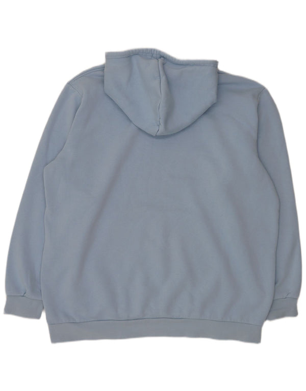Felpa con cappuccio da uomo Adidas 2XL cotone blu