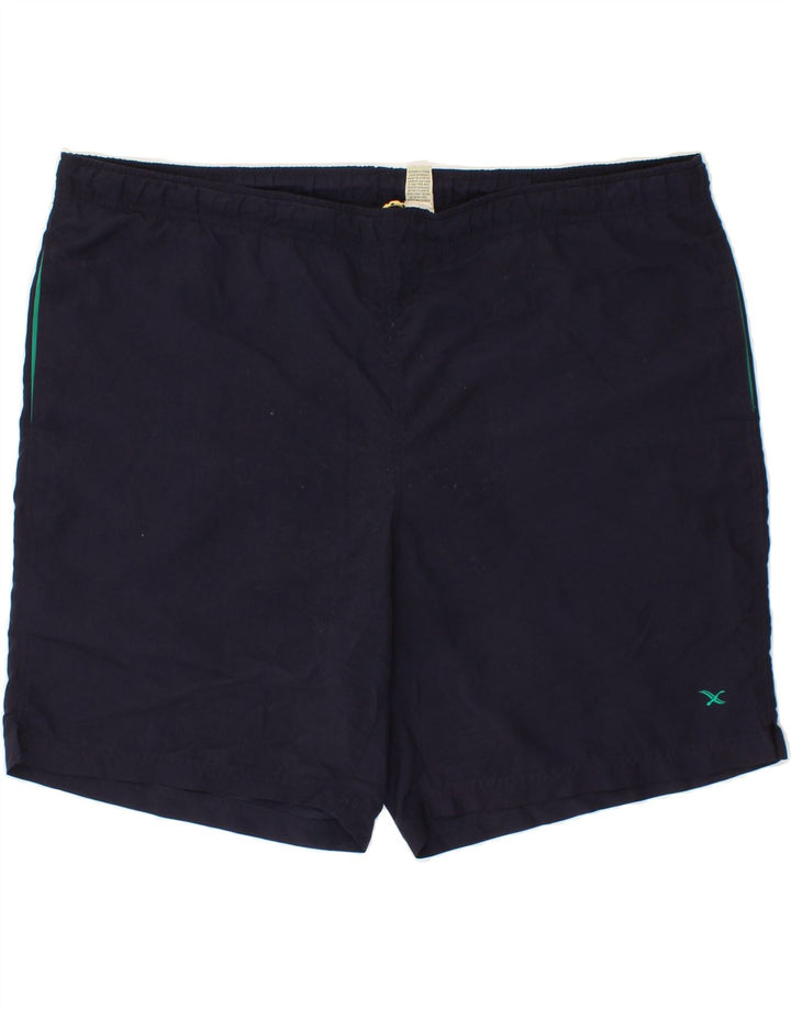 EDDIE BAUER Mens Swimming Shorts XL Navy Blue Polyester Vintage Eddie Bauer and Second-Hand Eddie Bauer from Messina Hembry 