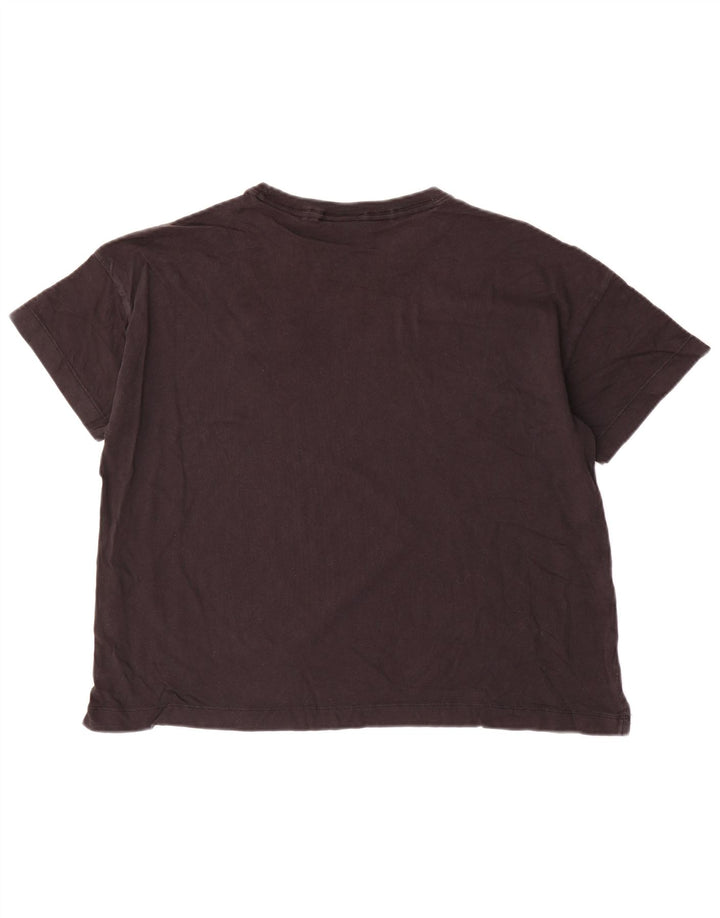 T-shirt da donna CHAMPION Top UK 14 cotone nero medio