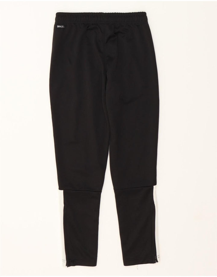 PUMA Boys Tracksuit Trousers 9-10 Years  Black Colourblock Polyester Vintage Puma and Second-Hand Puma from Messina Hembry 