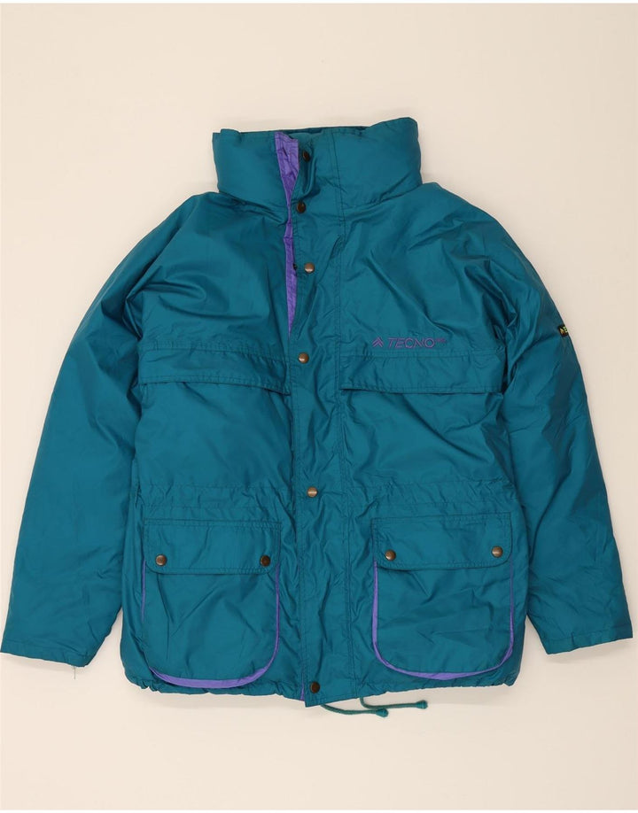 VINTAGE Mens Windbreaker Jacket UK 38 Medium Blue Polyester Vintage Vintage and Second-Hand Vintage from Messina Hembry 