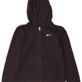 Felpa con cappuccio e zip da donna Nike UK 12 medio nero