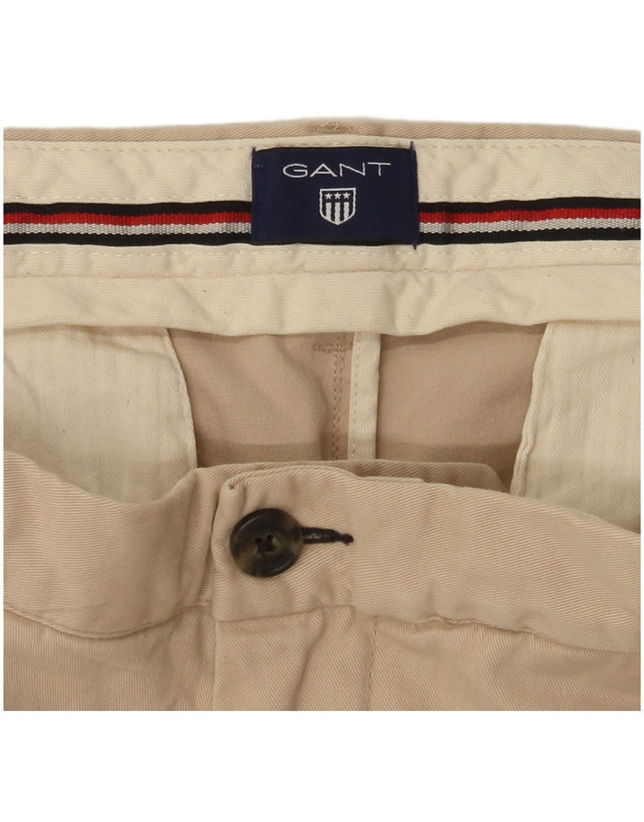 Pantaloni chino dritti da uomo Gant W40 L32 Beige