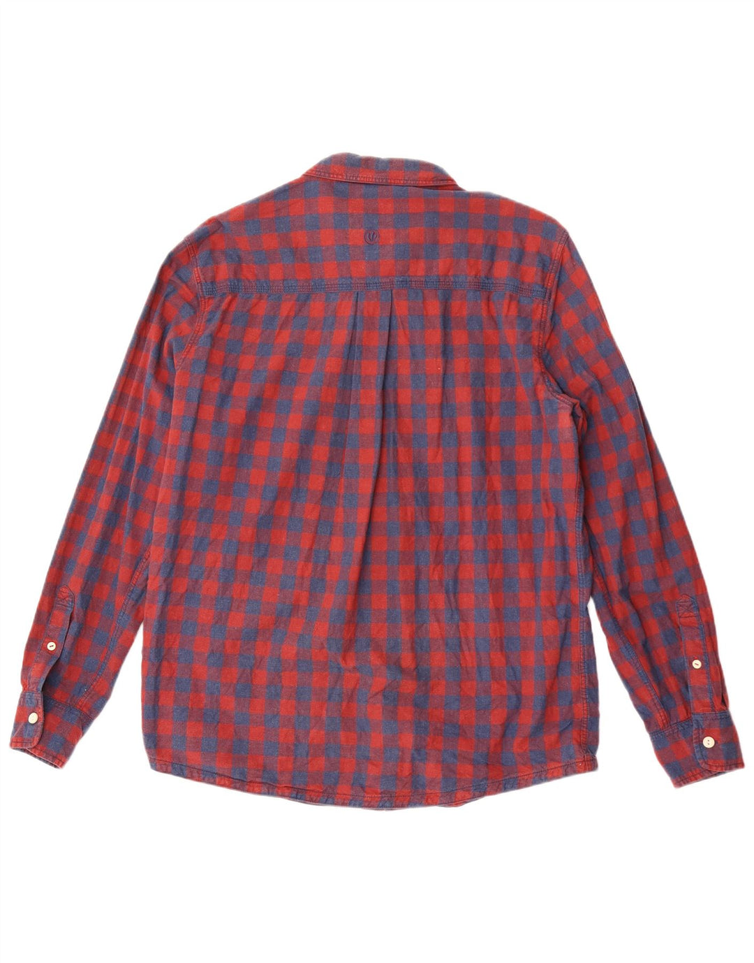 Camicia da uomo Fat Face in cotone a quadri rossi grandi