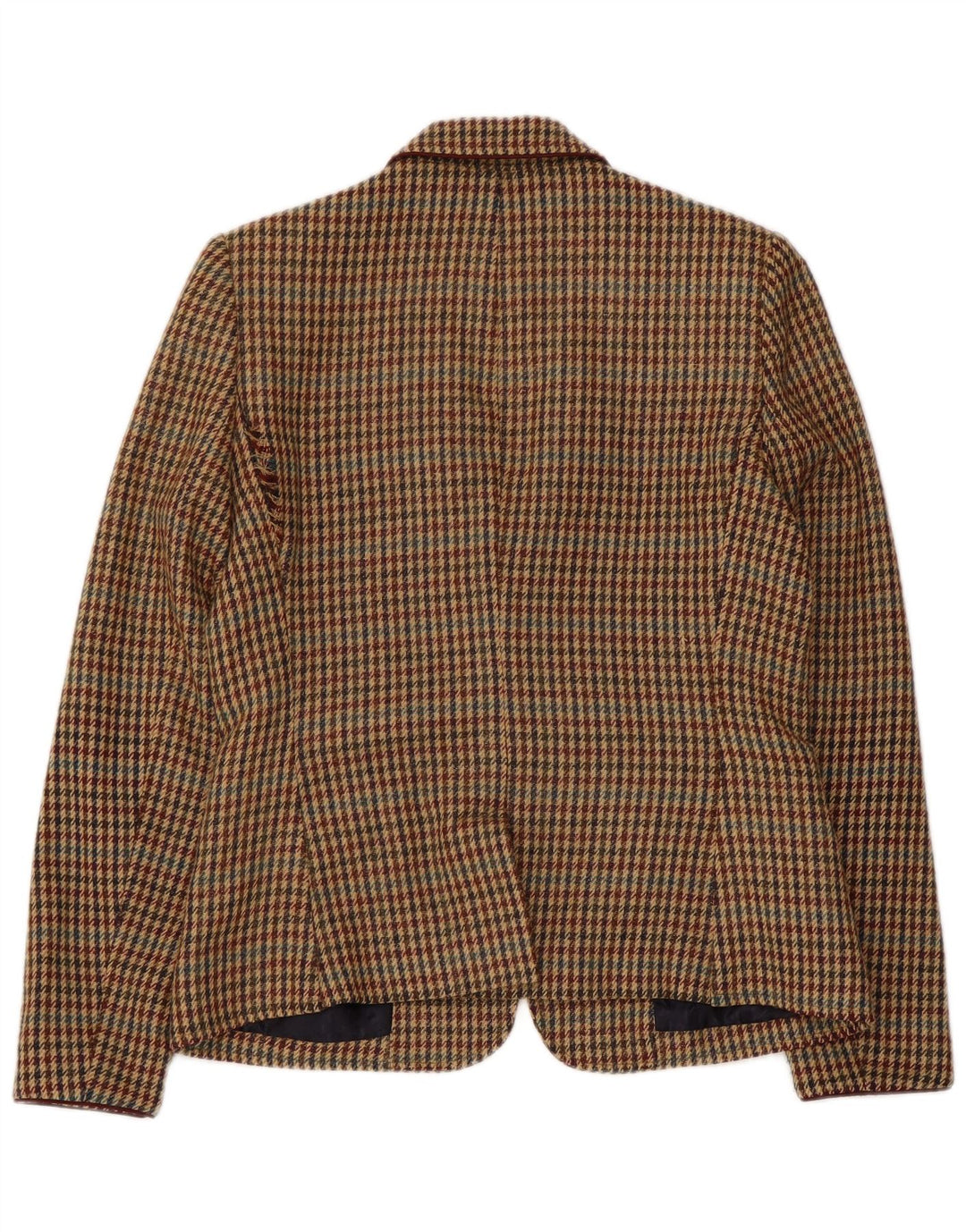 RICH & ROYAL Giacca blazer da donna a 1 bottone EU 38 pied de poule marrone medio