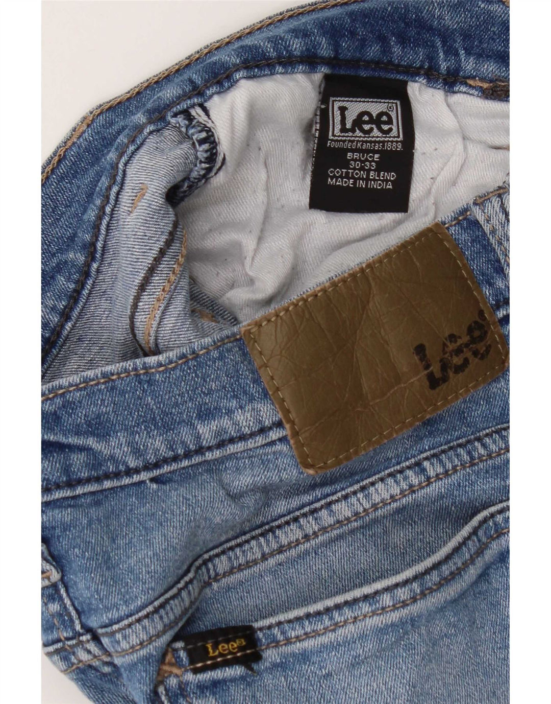 Jeans skinny da uomo Lee W30 L30 in cotone blu
