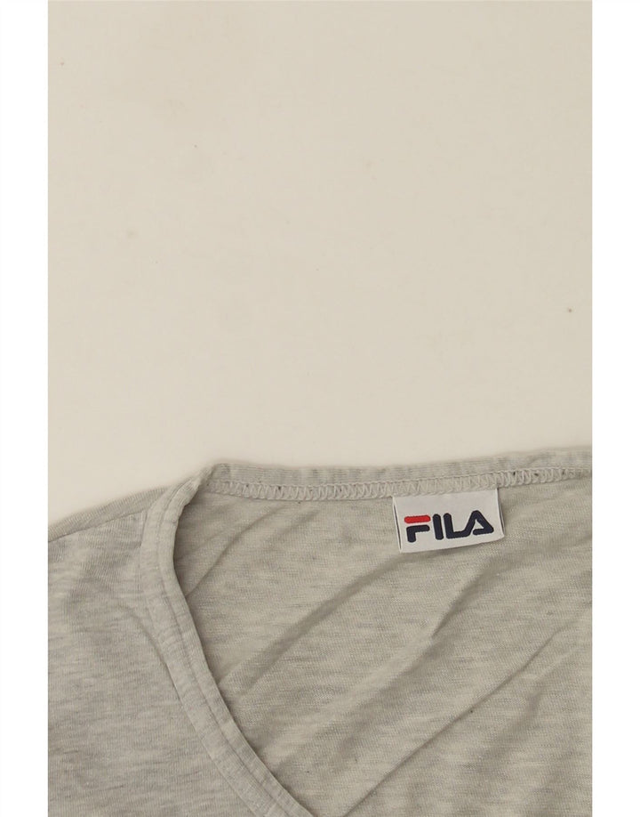 Maglietta Fila da uomo Top Small grigia chiazzata