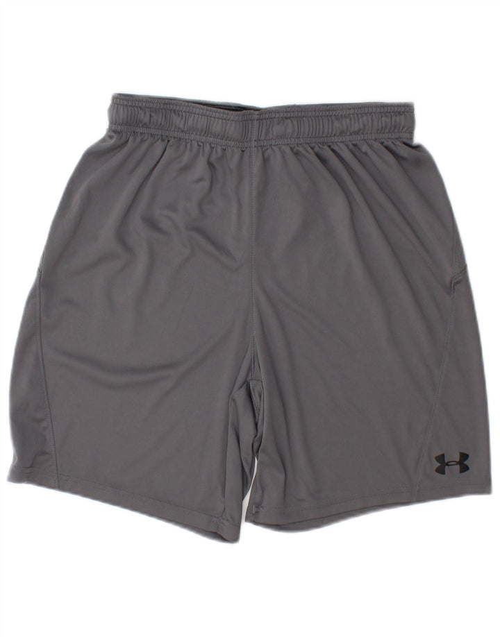 Pantaloncini sportivi Under Armour da uomo Heat Gear Poliestere grigio medio