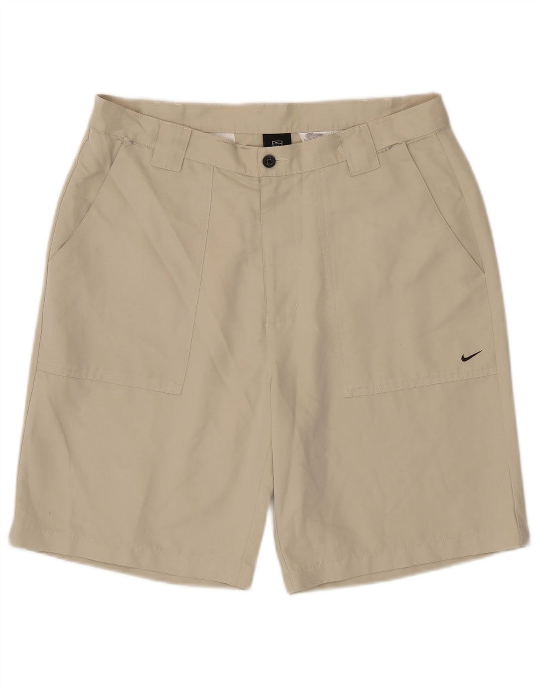 Pantaloncini chino da uomo Nike W34 Large Beige Poliestere