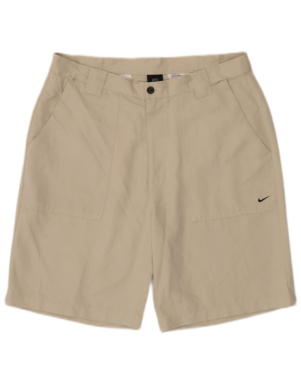 Pantaloncini chino da uomo Nike W34 Large Beige Poliestere