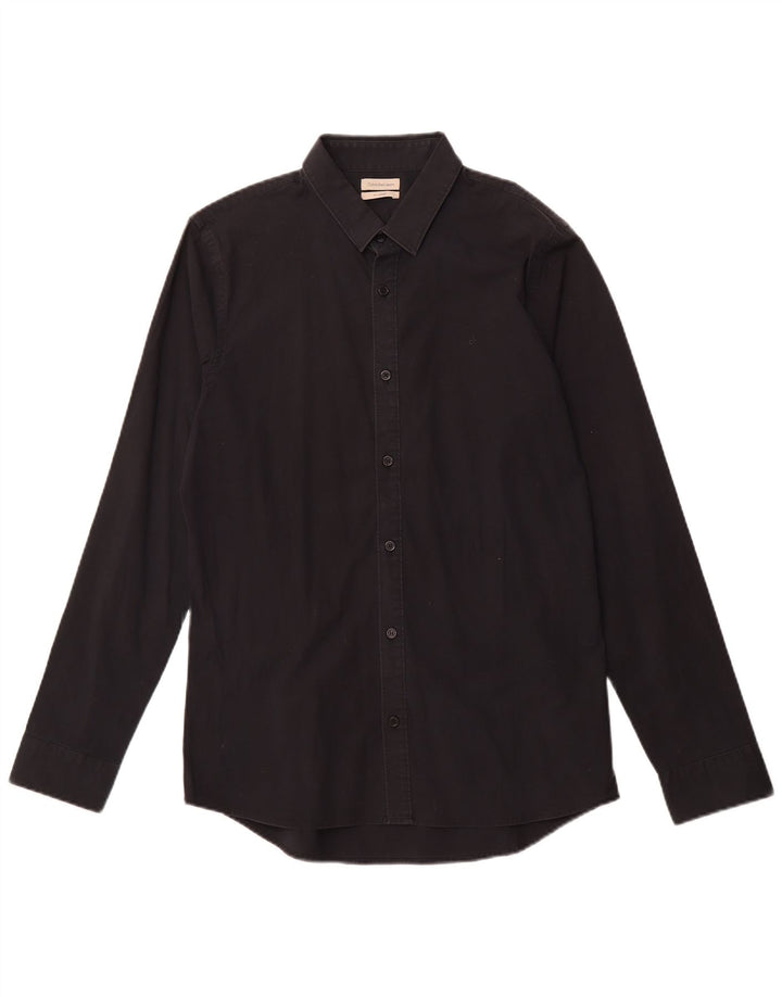 CALVIN KLEIN JEANS Mens Shirt XL Black Cotton