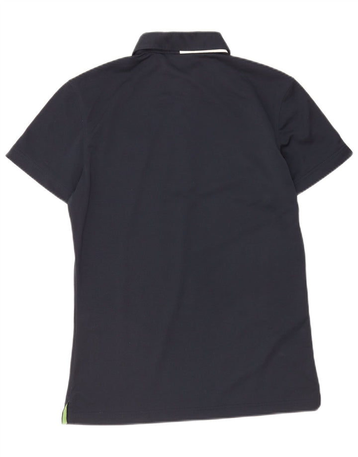 Polo da uomo Conte of Florence piccola in poliestere blu navy