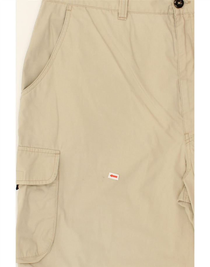 VINTAGE Mens Cargo Shorts W36 Large Beige Cotton Vintage Vintage and Second-Hand Vintage from Messina Hembry 