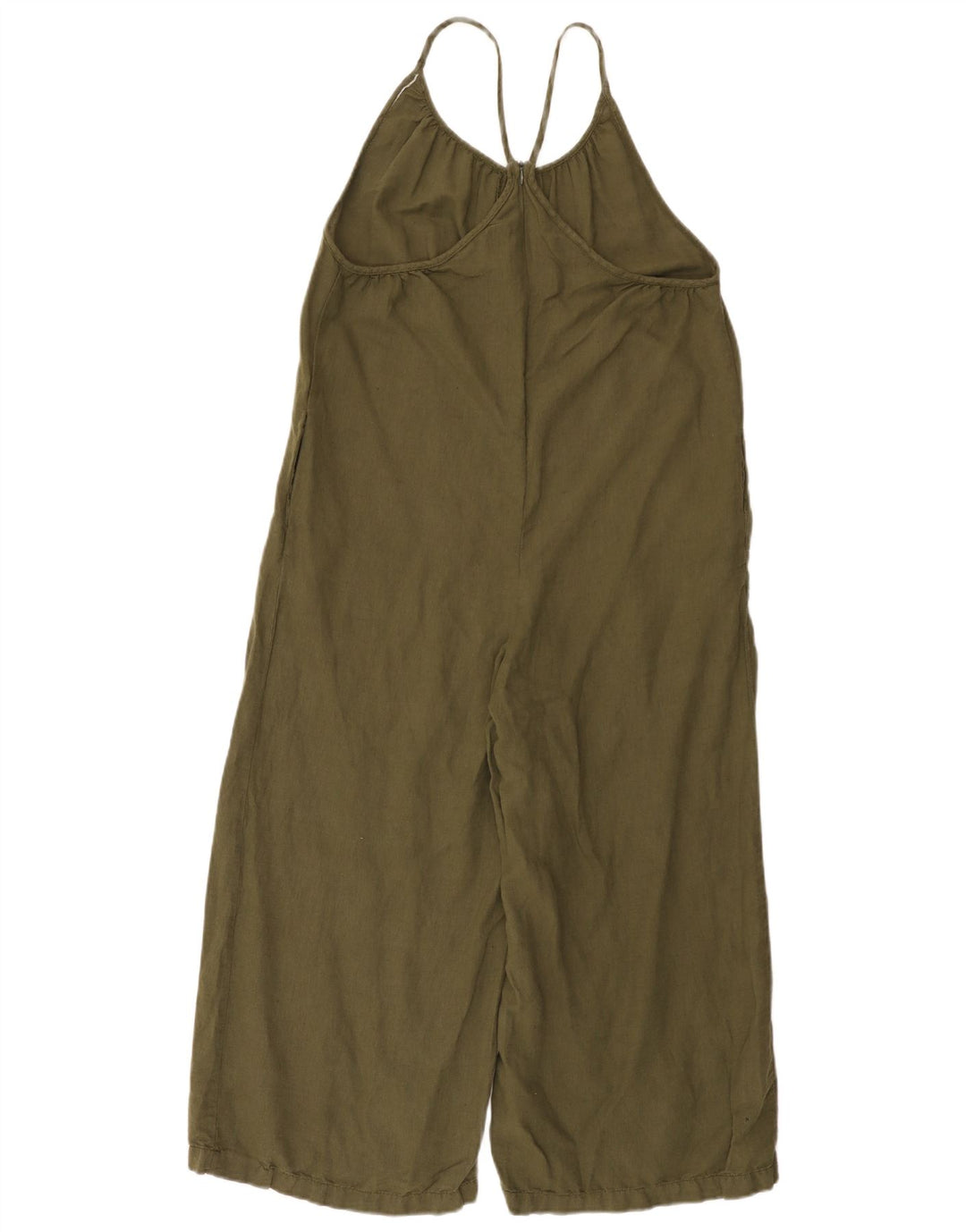 Tuta senza maniche da donna Zara UK 10 piccola kaki