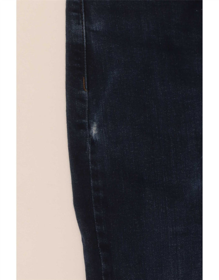 Jeans dritti da uomo Marks & Spencer W32 L31 cotone blu navy