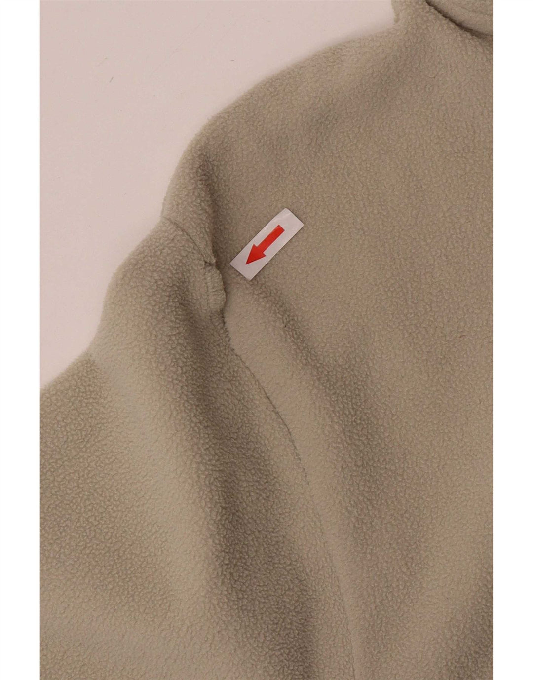 Maglione in pile da uomo Nike Therma-Fit con zip e collo in poliestere beige medio