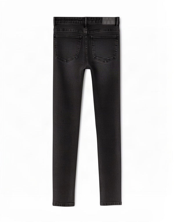 Jeans skinny Trafaluc da donna Zara EU 42 Large W32 L28 Nero