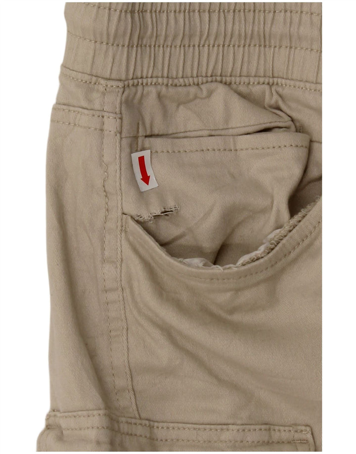 Pantaloncini cargo da uomo slim fit IZOD piccoli W29 in cotone beige