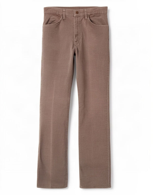 Pantaloni Levi's da uomo in velluto a coste svasati W34 L35 Grigi