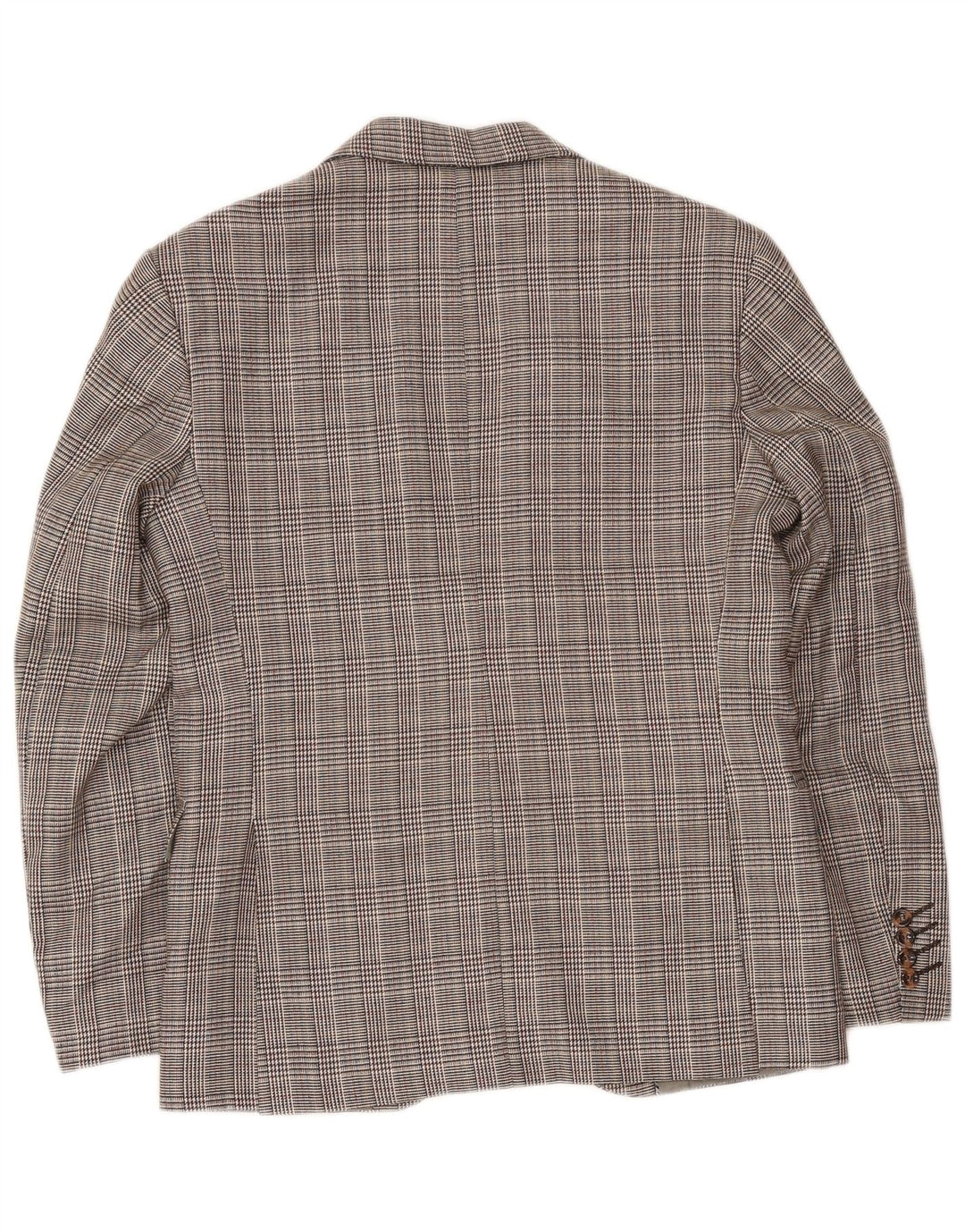Giacca blazer da uomo a 1 bottone Pierre Cardin EU 46 piccolo pied de poule grigio