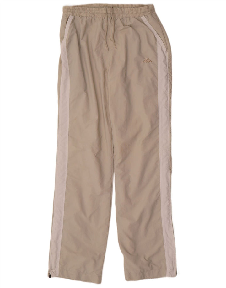 Pantaloni da tuta da uomo Kappa Beige medio Colourblock in poliammide