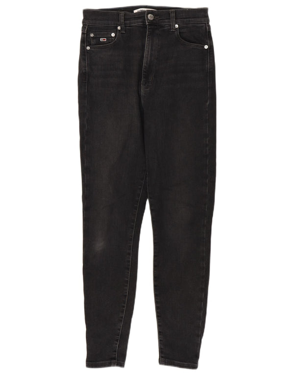Jeans skinny da donna Tommy Hilfiger W28 L28 cotone nero