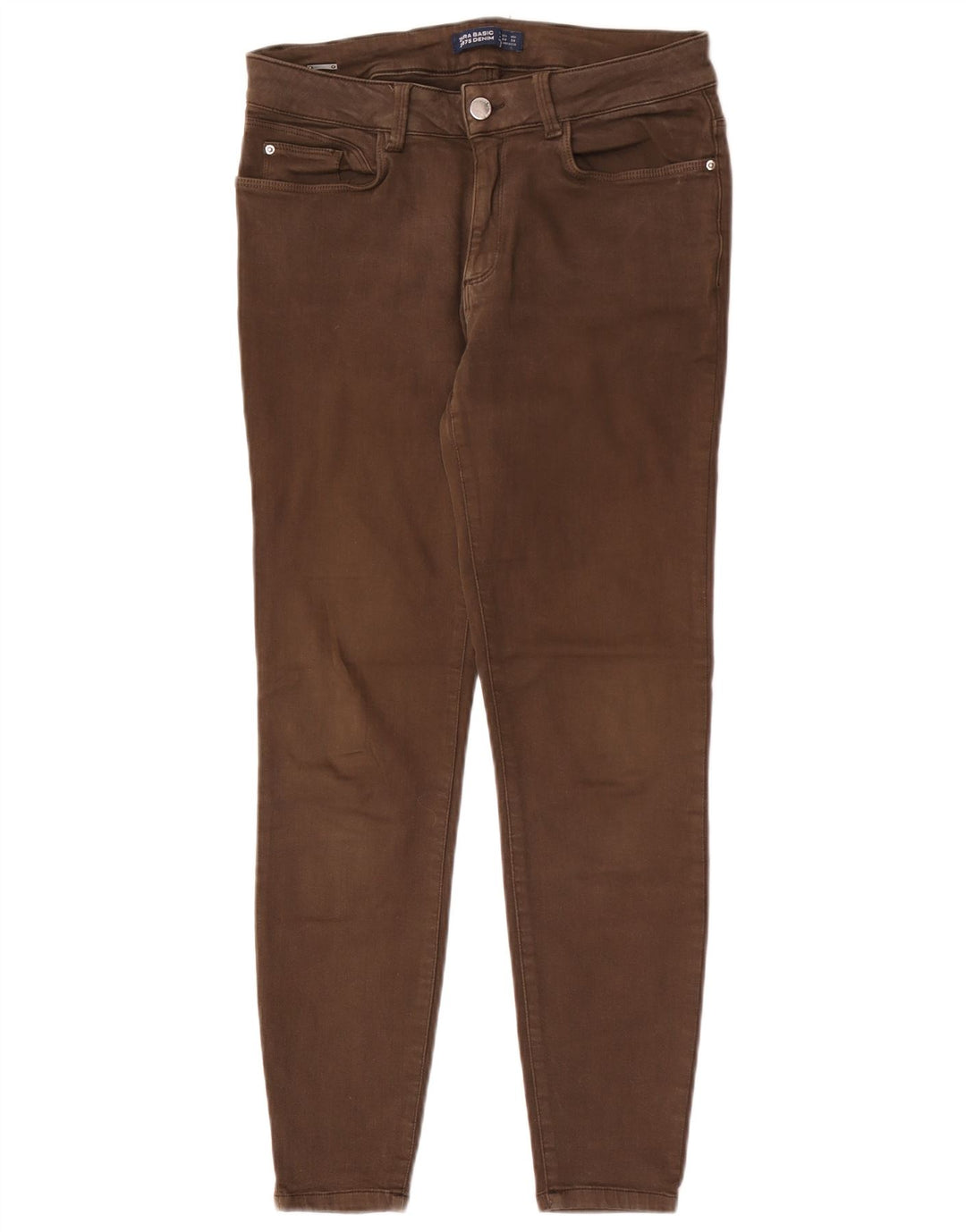 Jeans skinny da donna Zara EU 40 medi W30 L27 Marrone