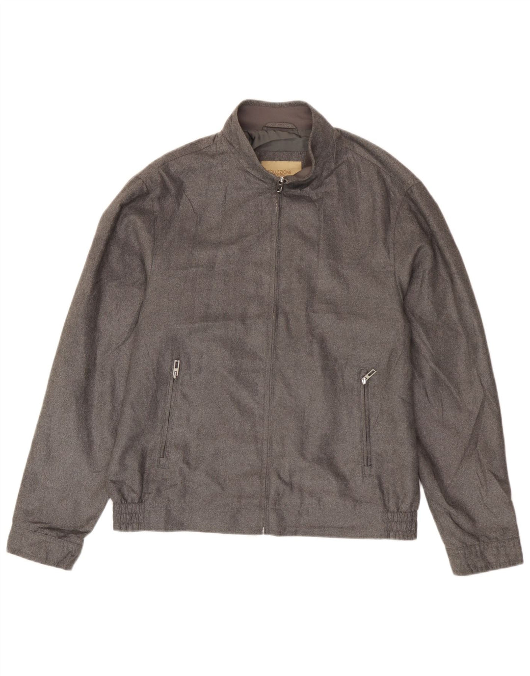 Giubbotto bomber da uomo Marks & Spencer UK 38 poliestere argento medio