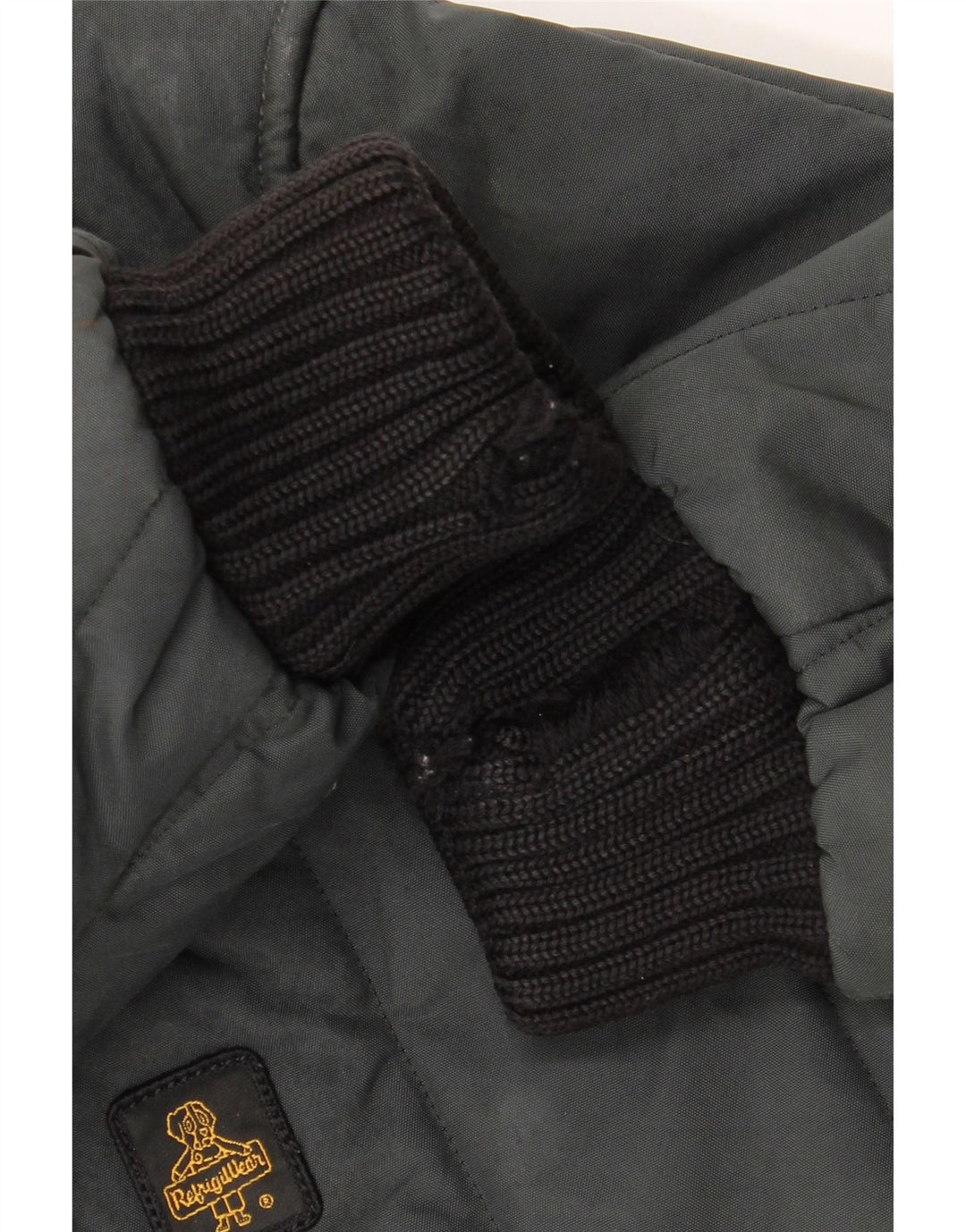 REFRIGIWEAR Giacca imbottita da uomo UK 38 Nylon nero medio