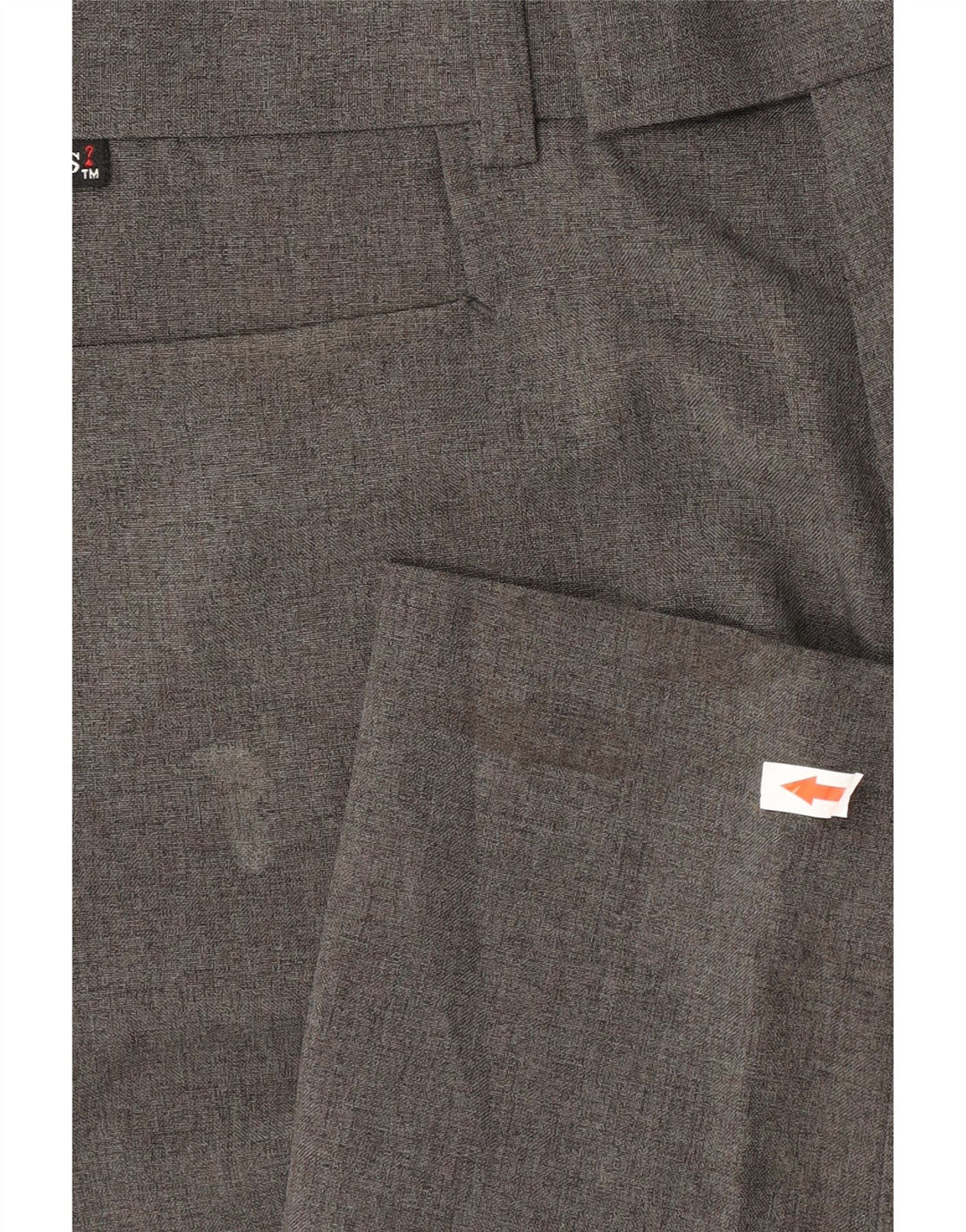 Pantaloni da abito dritti da uomo Guess W32 L30 poliestere grigio