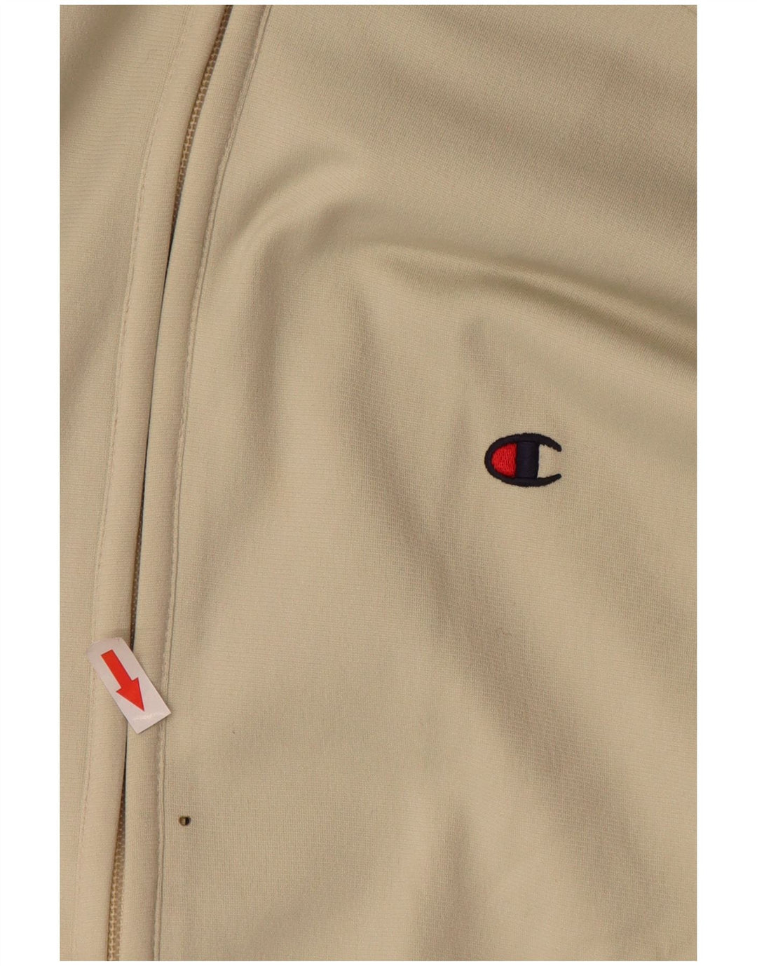 Giacca da tuta da uomo vestibilità ampia Champion, poliestere beige medio
