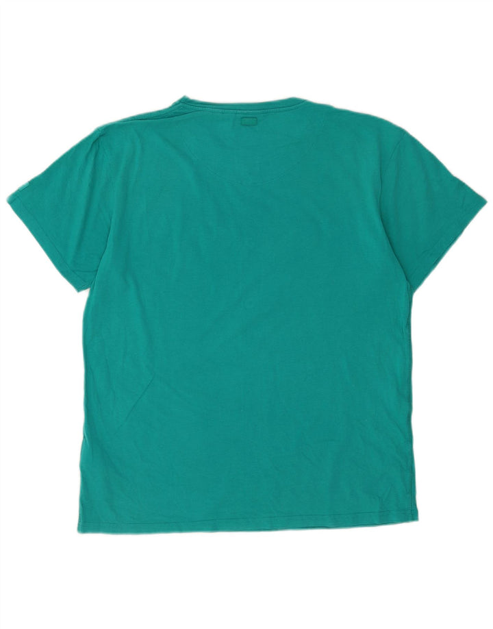 T-shirt grafica da uomo Superdry Top piccola in cotone verde
