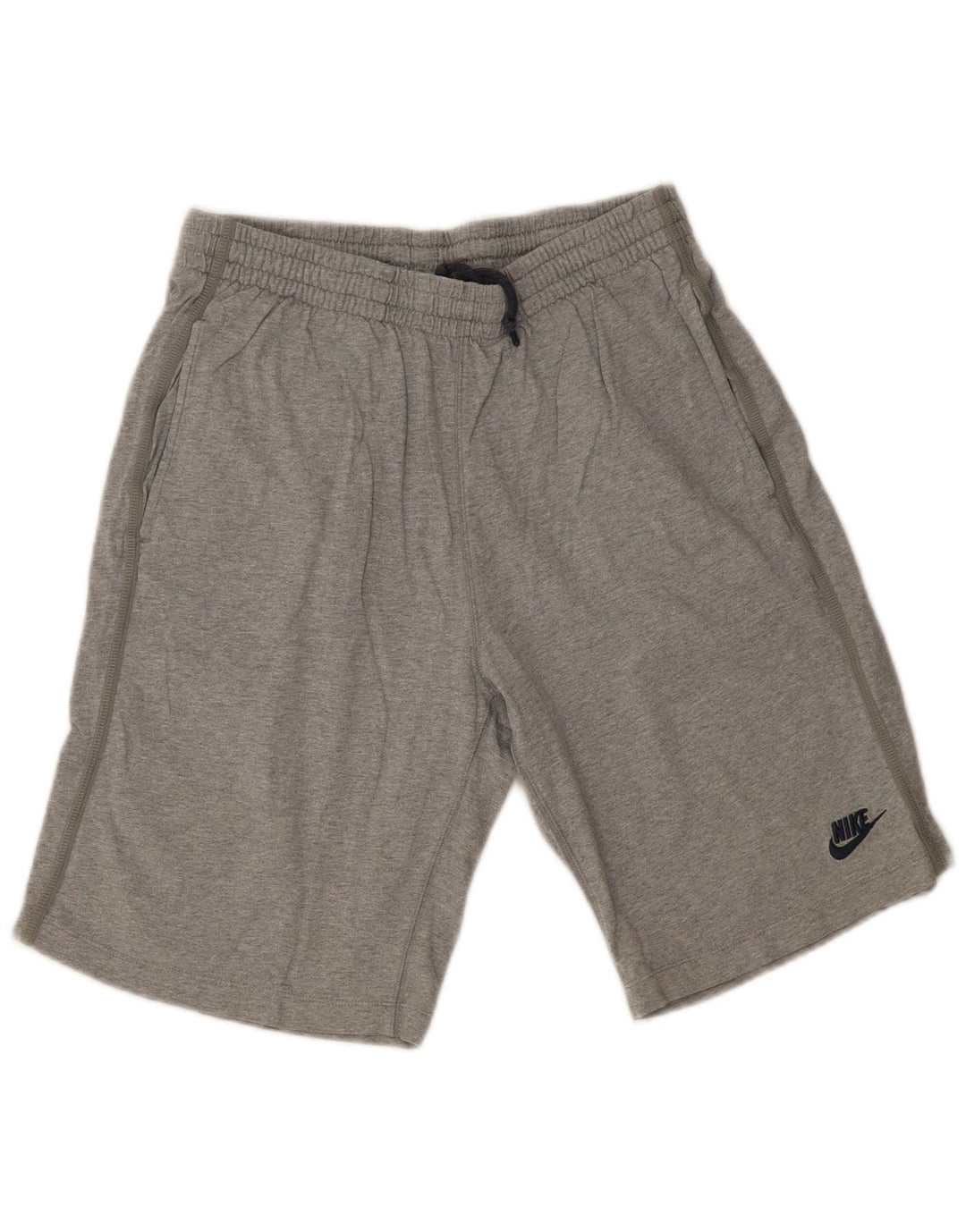 Pantaloncini sportivi Nike da uomo in cotone grigio medio