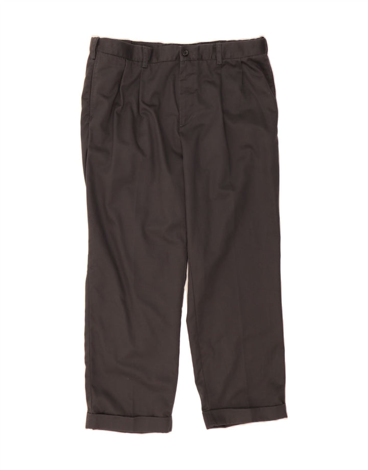 IZOD Mens Pegged Casual Trousers W38 L30 Grey Cotton Vintage Izod and Second-Hand Izod from Messina Hembry 