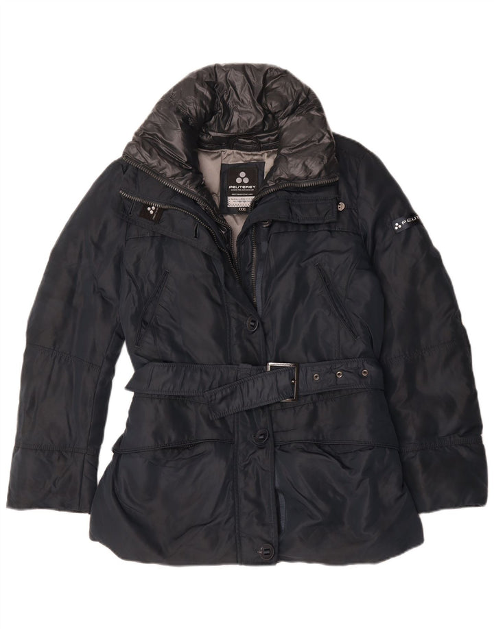 Giacca imbottita da donna PEUTEREY UK 22 3XL Polietilene blu navy