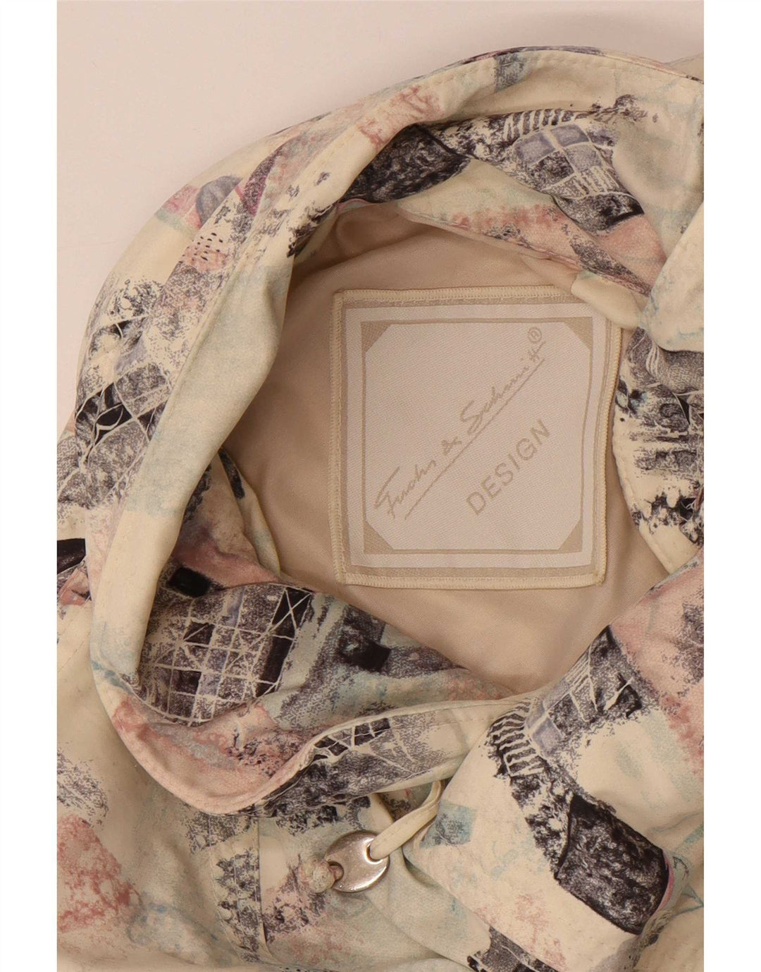 Cappotto giacca a vento da donna con motivo astratto FUCHS & SCHMITT UK 16 Large Beige