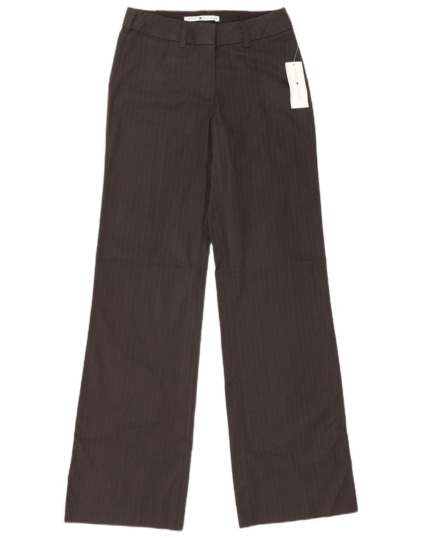 Tommy Hilfiger Womens Casual Trousers US 2 XS W26 L33 Navy Blue Pinstripe