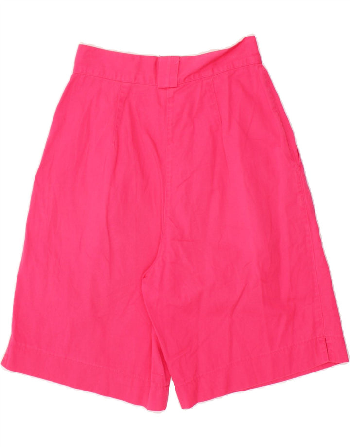BENETTON Womens Chino Shorts IT 42 Medium W28  Pink Cotton Vintage Benetton and Second-Hand Benetton from Messina Hembry 