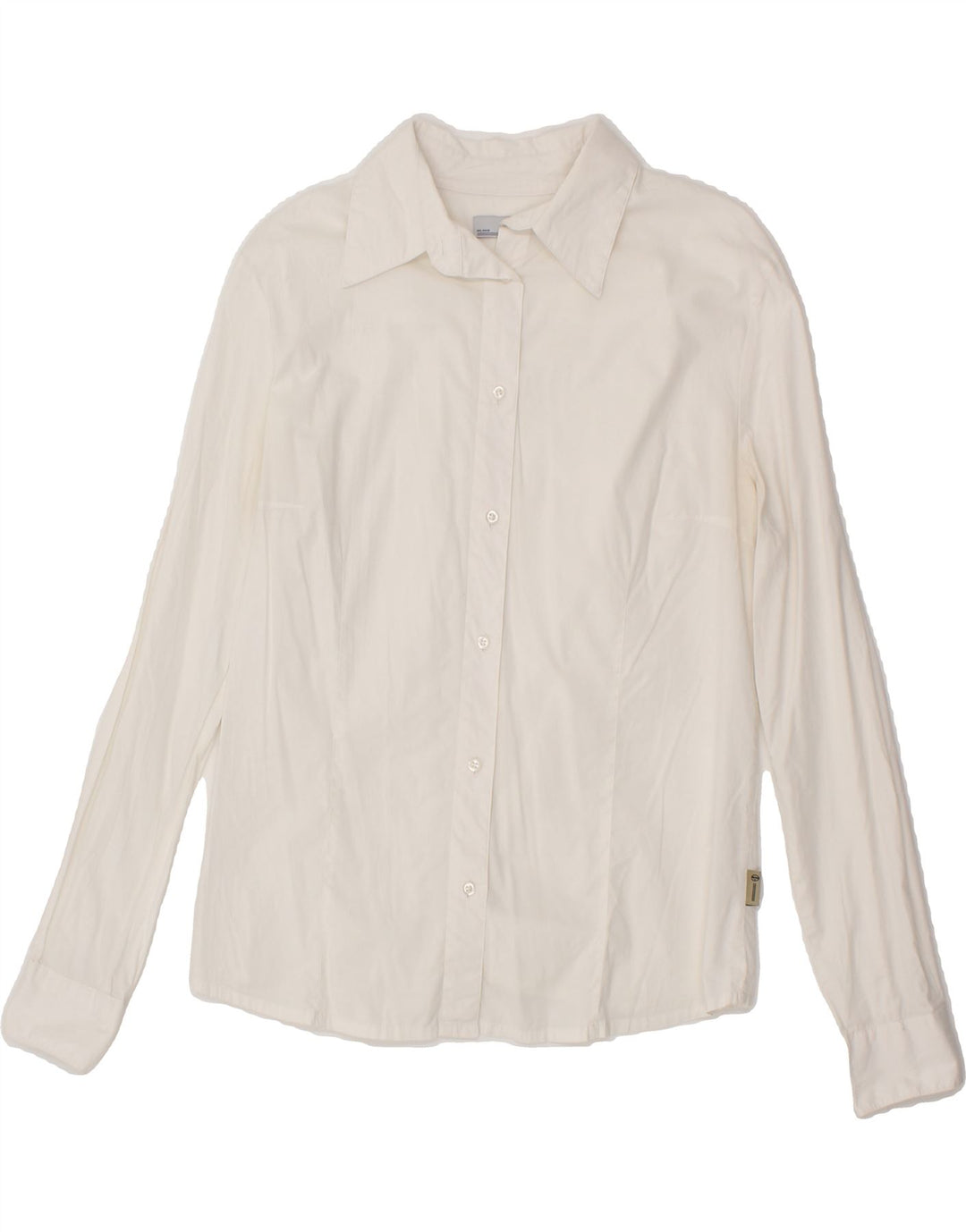 SERGIO TACCHINI Womens Shirt IT 48 XL White Cotton Vintage Sergio Tacchini and Second-Hand Sergio Tacchini from Messina Hembry 