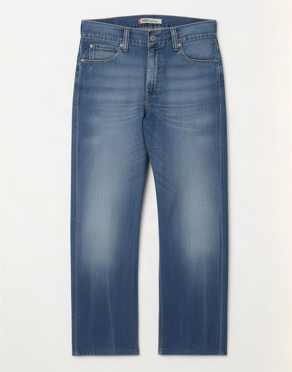 Jeans dritti da uomo Levi's 506 vestibilità standard W33 L29 cotone blu