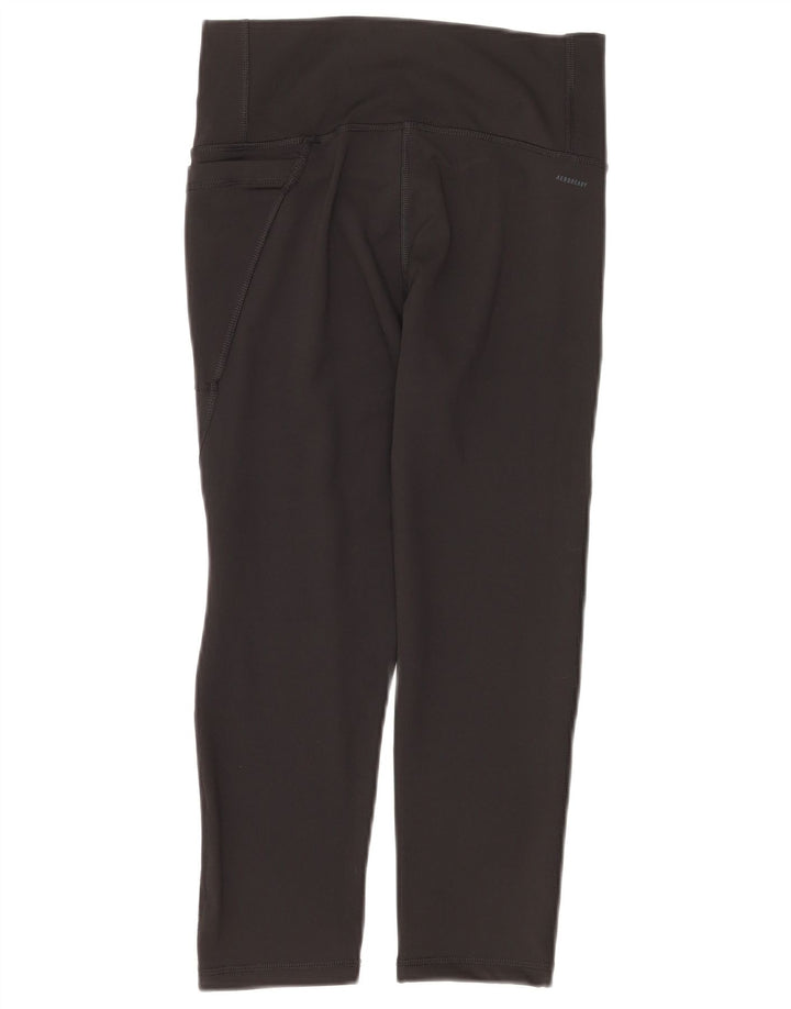 Leggings Adidas Aeroready Capri da donna UK 12/14 medio nero