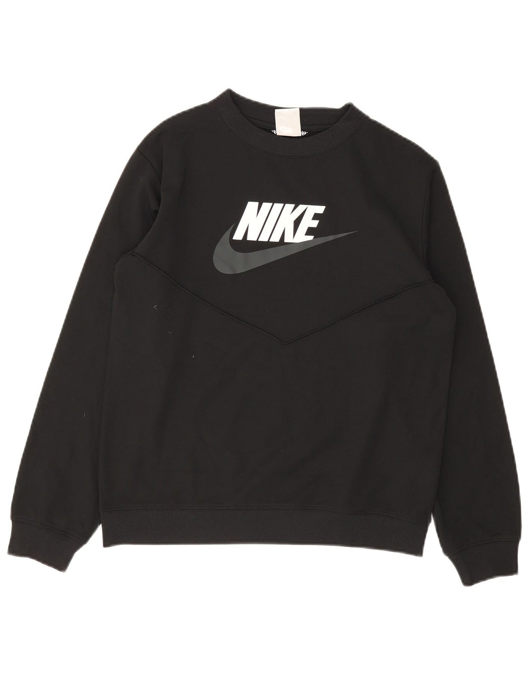 Felpa con grafica Nike da ragazzo, 13-14 anni, poliestere nero