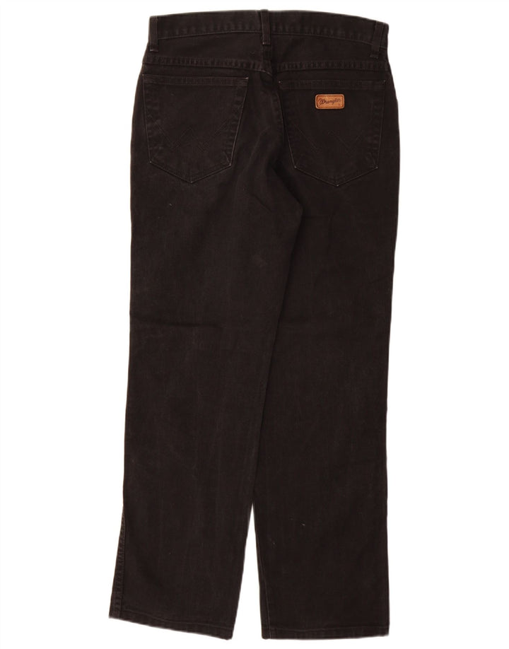 Jeans dritti da uomo Wrangler Texas W32 L30 cotone nero