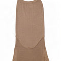 Gonna lunga in maglia da donna Roisin McCarthy media W30 cotone beige